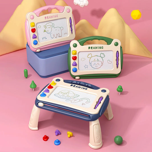 Children’s Magnetic Drawing Board – Color Writing and Graffiti Art Toy for Boys and Girls