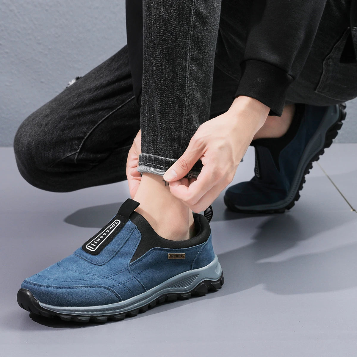 MAEDEF Classic Fashion Men's High Quality Running Shoes Breathable Soft Comfortable Casual Anti-slip Outdoor Walking Sport Shoes