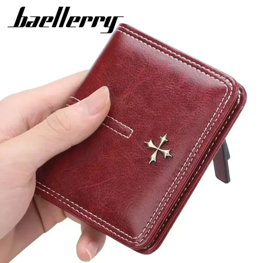 Mini Women Wallets Free Name Engraving Fashion Small Wallets Zipper PU Leather Quality Female Purse Card Holder Wallet