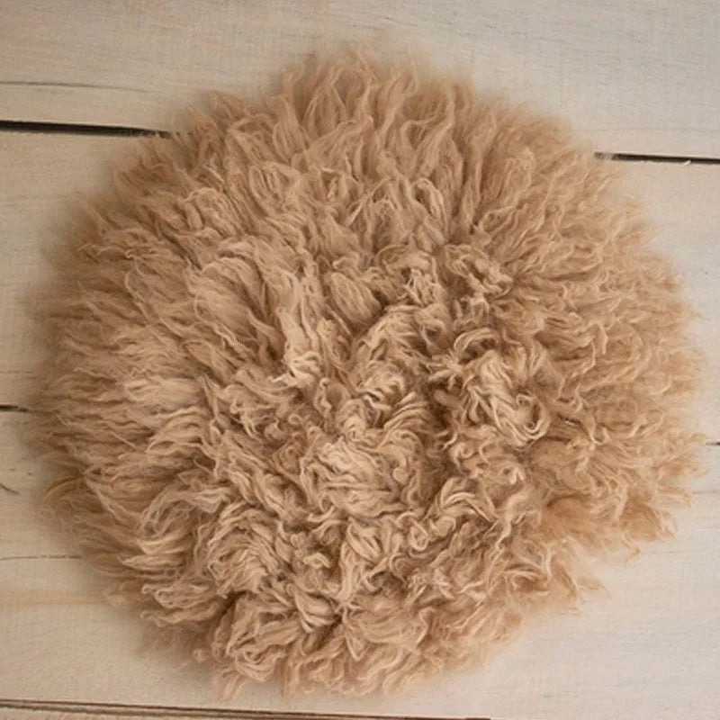 100% Flokatti Wool Mats Baby Photography Blanket Newborn Wrap Flokati Props for Newborns Photo Shoot Fotografia Accessories