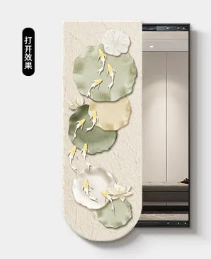 Bathroom Rectangle Mirror Organiser Creative Black Wall Mirror Bedroom Ornament Decorazioni Casa Home Furniture Accessories