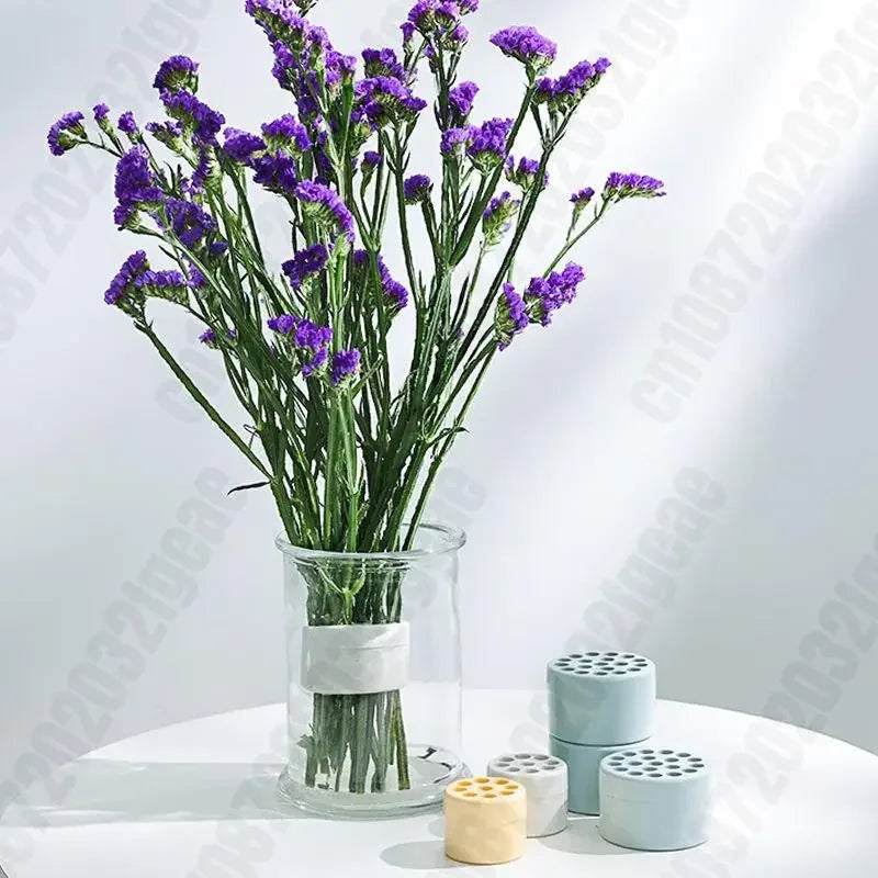 2 PCS Spiral Stem Holder Plastic Spiral Flower Arrangement Stem Holder DIY Bouquet Floral Arranger for Vase Flower Arrangement