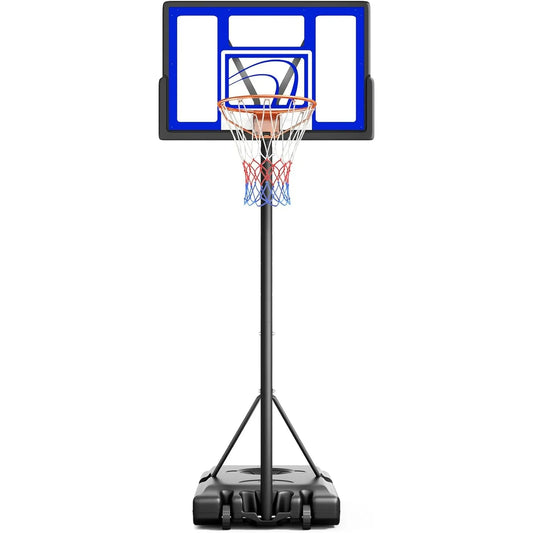 Adjustable Basketball Hoop Outdoor 10FT, Basketball Portable Hoops & Goals, 44 Inch Backboard,in The Backyard, Driveway