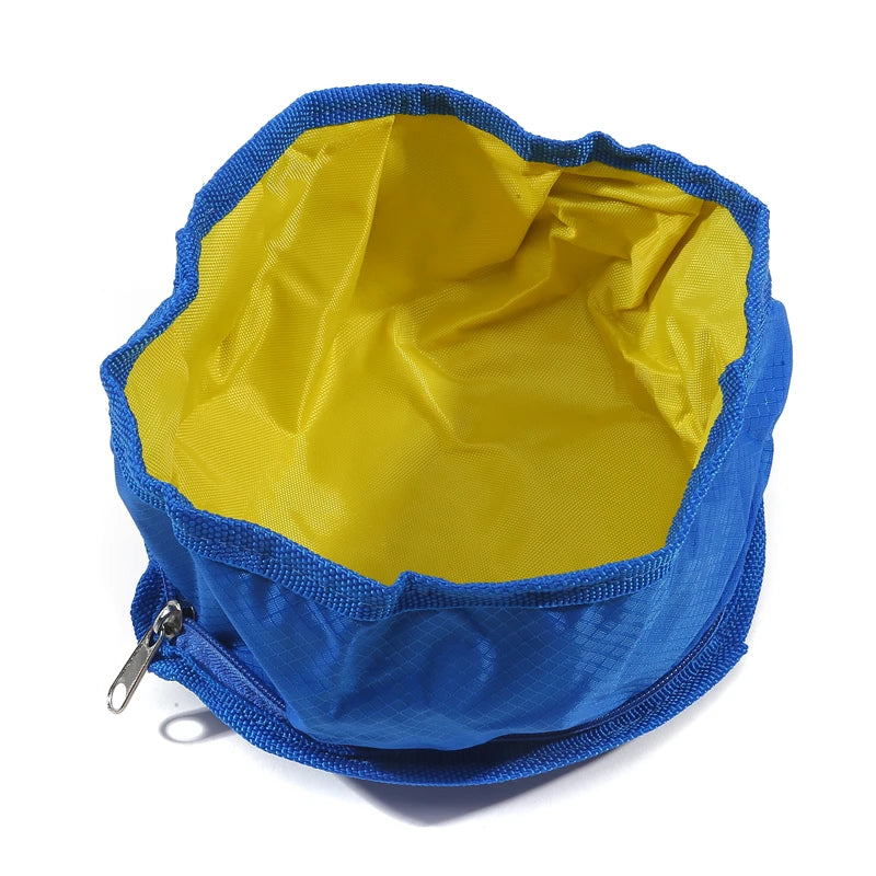 Portable Collapsible Pet Water Food Feeder Bowl