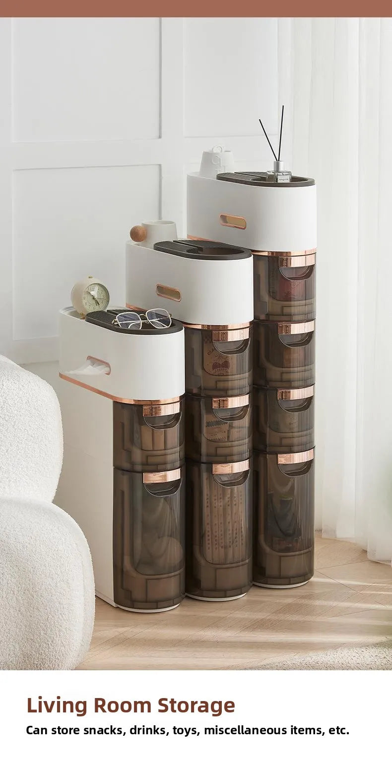 Bathroom Bedroom Narrow  Floor Standing Storage Rack No Installation Required Bathroom Organizer Bedroom Storage Solution