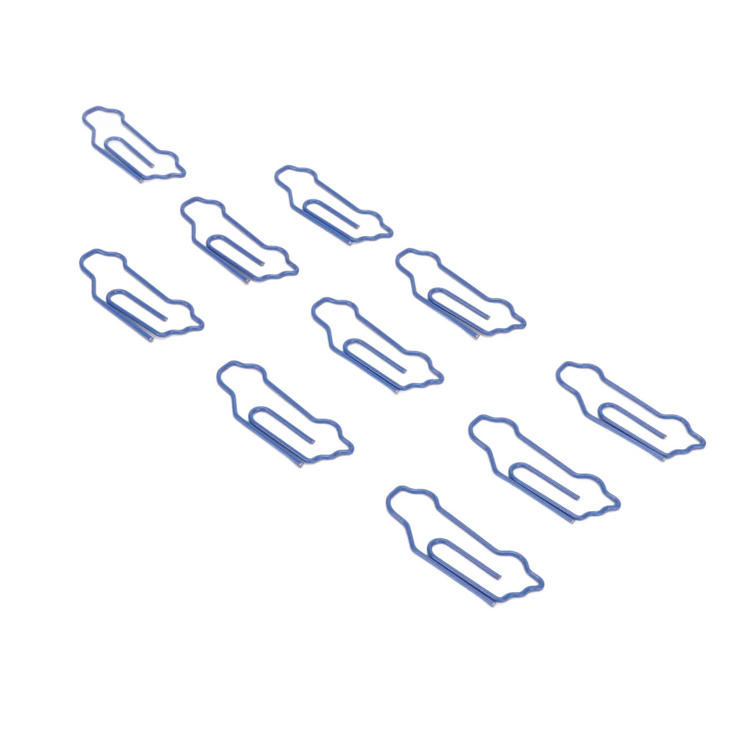 100PCS Shaped Paper Clips Car Shape Metal Cute  Light Portable Clips for Document File Classification  Clips