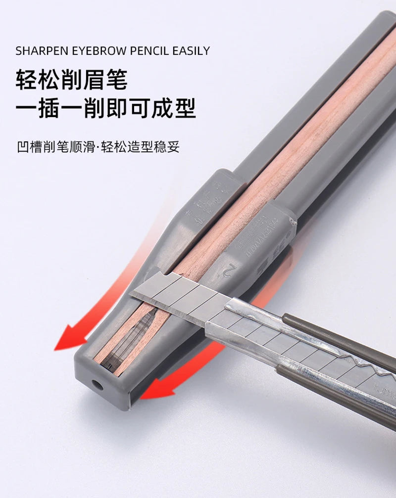 1pcs Micro Blading Wooden Eyebrow Pencil Sharpener