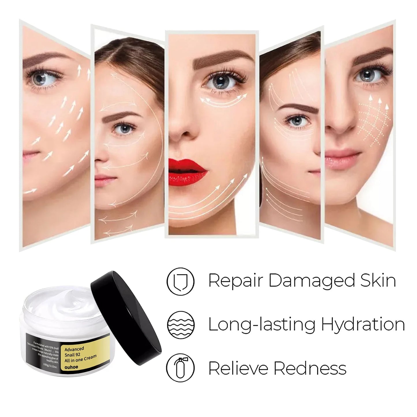 Advanced Snail Anti-Aging Serum Collagen Moisturising Cream