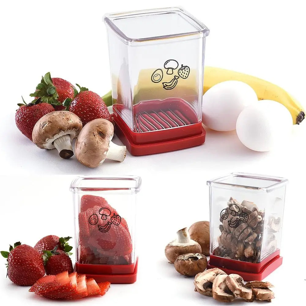 Speed Slicer Multifunction Fruit Vegetable Quick Slicers with Push Plate Kitchen Manual Speed Slicer Kitchen Slicing Gadgets