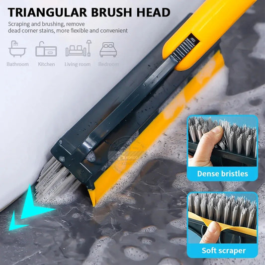 Bathroom Floor Brush Wash the floor Brush the ground Seam Brush Tile Long Handle Wall Wash Toilet Cleaning