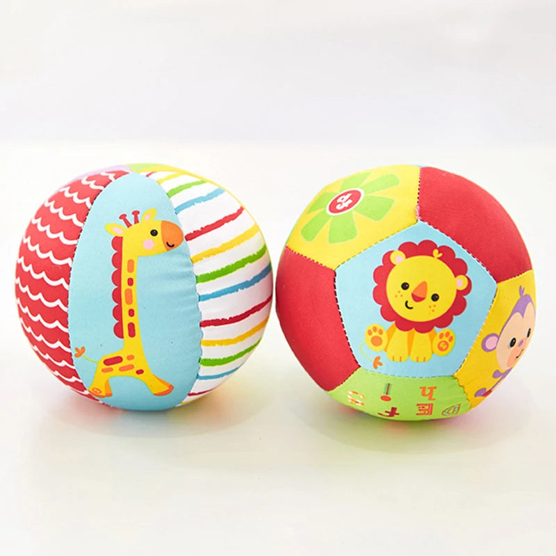 Soft Cloth Rattle Ball Baby For 0-36 Months Stuffed Baby Play Ball Sensory Toy