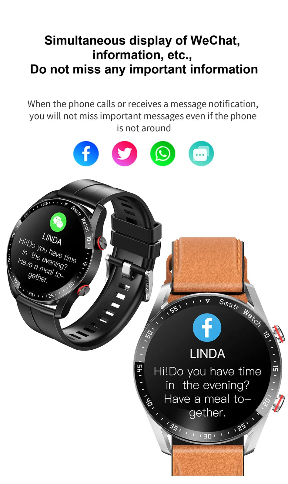 GT Series Smart Watch For Android IOS