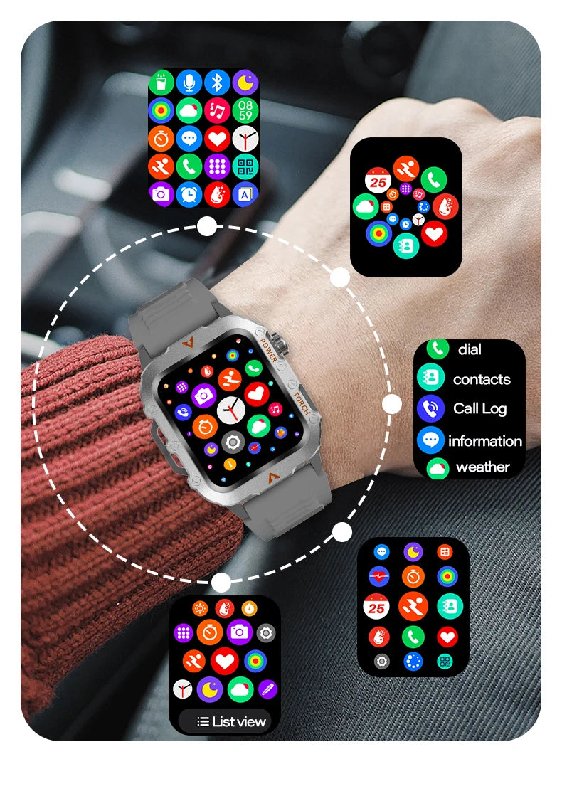 Bluetooth Call Smart Watch Xiaomi Android 2025
