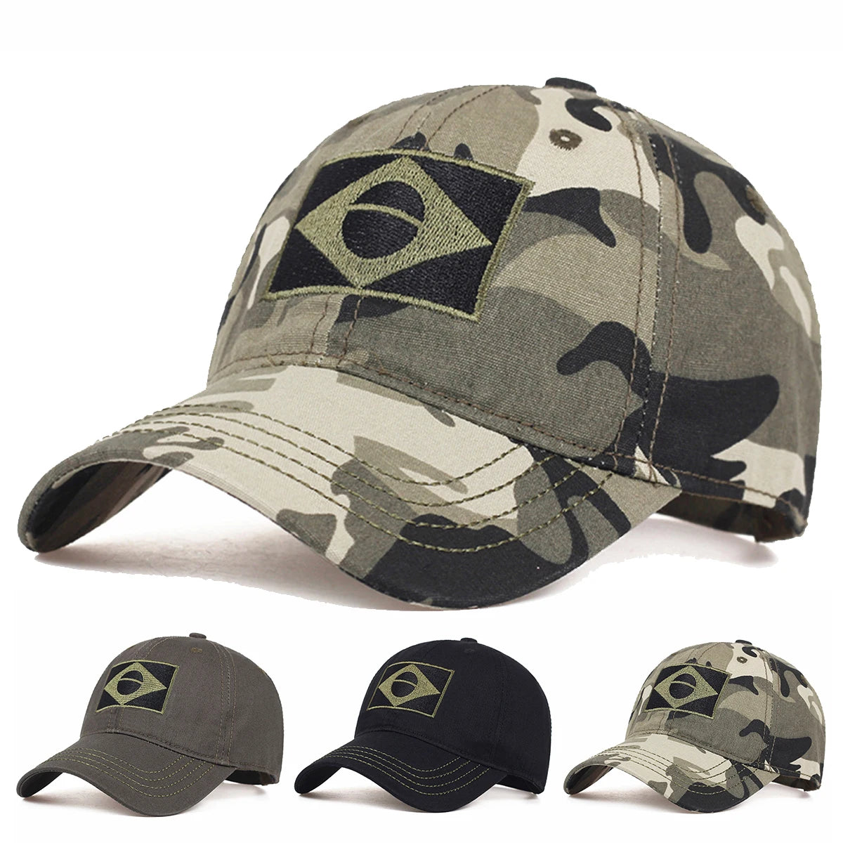 Brazil Flag Baseball Cap