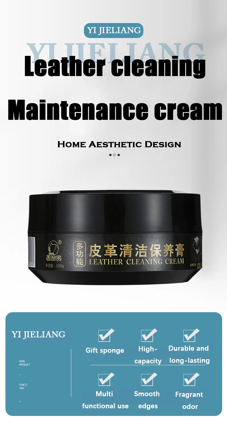 Multi-functional Leather Cleaning and Maintenance Cream