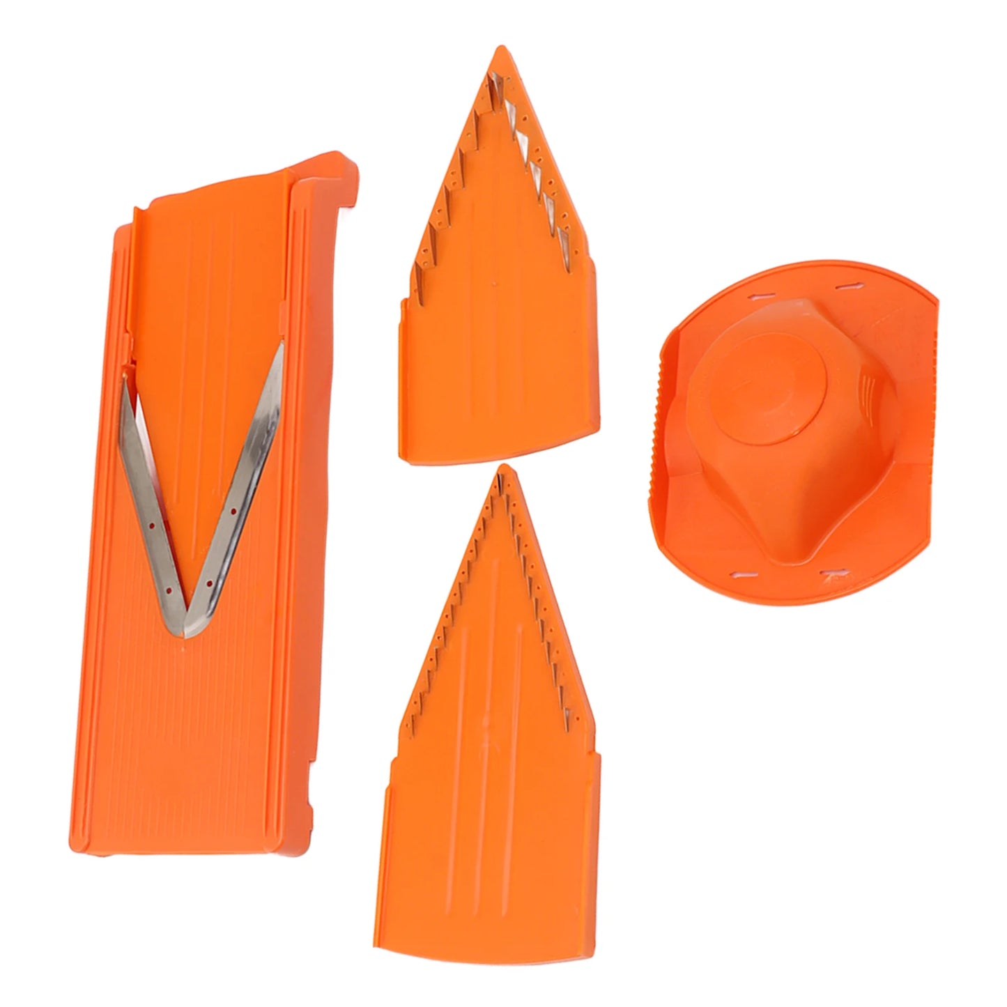 V Blade Mandoline Cutter Vegetable Cutter Stainless Steel Blade Hand Protector Cooking Tool Practical Large Frame for Kitchen