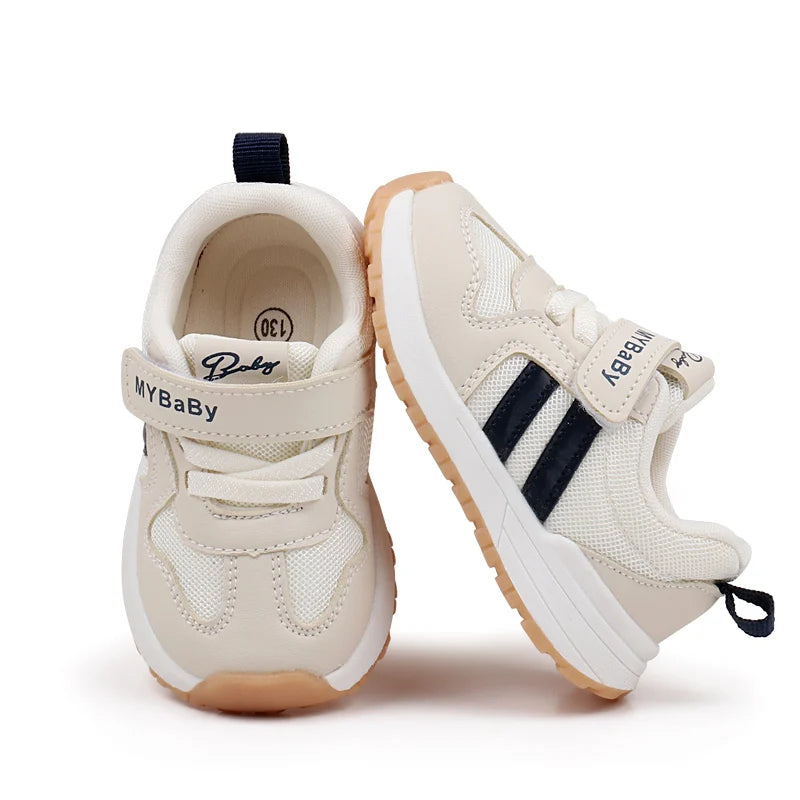 Baby Sneaker Spring and Autumn High Quality Rubber Sole Toddler Sport Shoes for Kids Outdoor Play Prewalking 2024 Fashion BM07