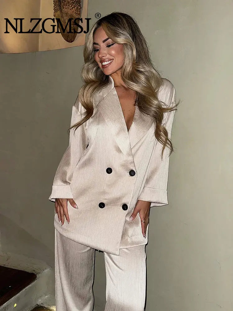 Blazer Coat & Pants Set