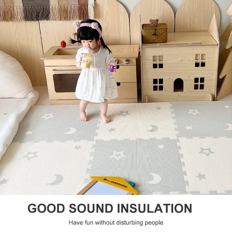Baby Play Mat 60x60x2CM Activities Mat For Baby PE Foam Children's Puzzle Carpet In Children's Room Ins Wind Kids Pad 2CM Thick