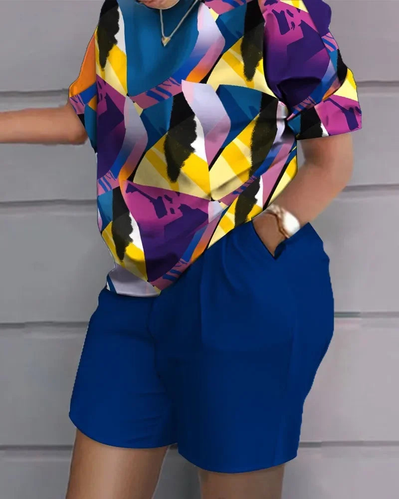 Two Piece Shorts Set