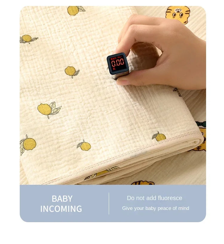 Reusable Baby Changing Mat Cover Baby Diaper Mattress Diaper for Newborn Cotton Waterproof Changing Pats Floor Play Mat