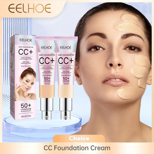 CC Foundation Cream Natural Moisturising Waterproof Brightening Foundation