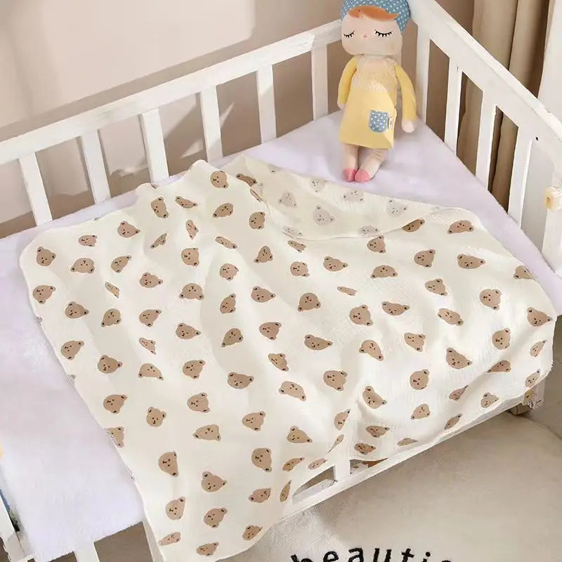 Cotton Muslim Baby Receiving Blanket