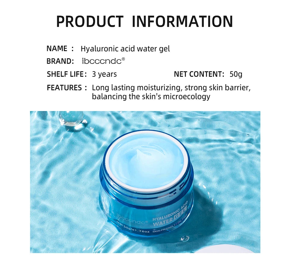 Hyaluronic Acid Gel Cream Hydrating Face Moisturiser