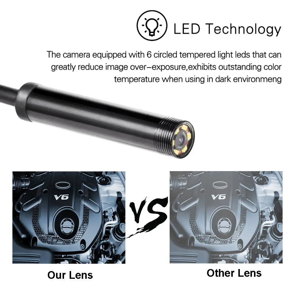 LED Camera 7.0 mm TYPE-C Endoscope
