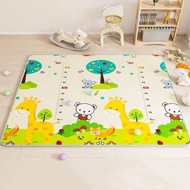 Play Mat for Children's Thick Safety Mat Friendly Crawling Play Mats Folding Mat Carpet Rug Playmat