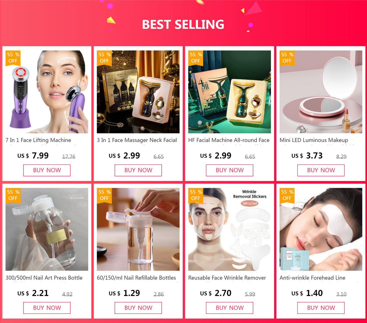 Travel Refillable Cream Bottles