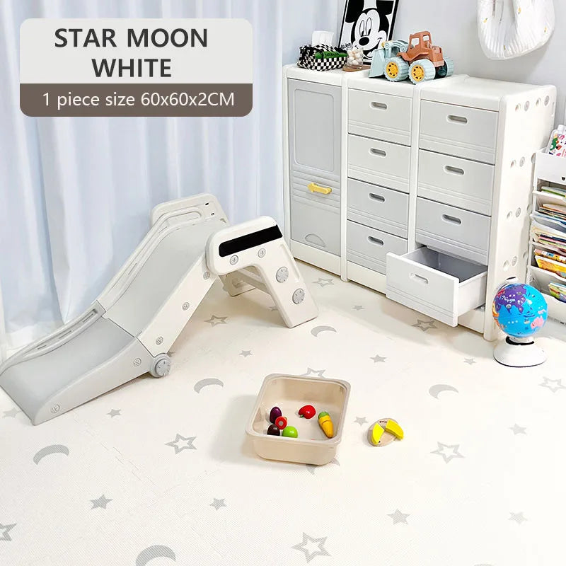 Baby Play Mat 60x60x2CM Activities Mat For Baby PE Foam Children's Puzzle Carpet In Children's Room Ins Wind Kids Pad 2CM Thick