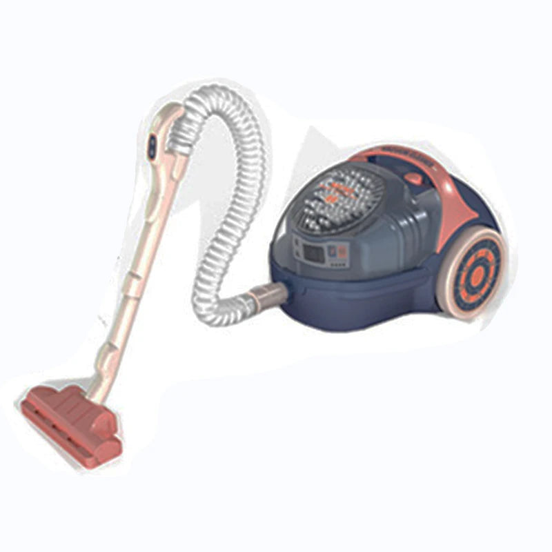 Kids Pretend Play Kitchen Home Appliances Set Toy Household Coffee Maker Mixer Toaster Vacuum Cleaner Playset for Children Gifts