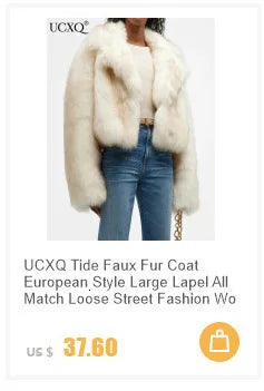 Fur Coat European Style Lapel