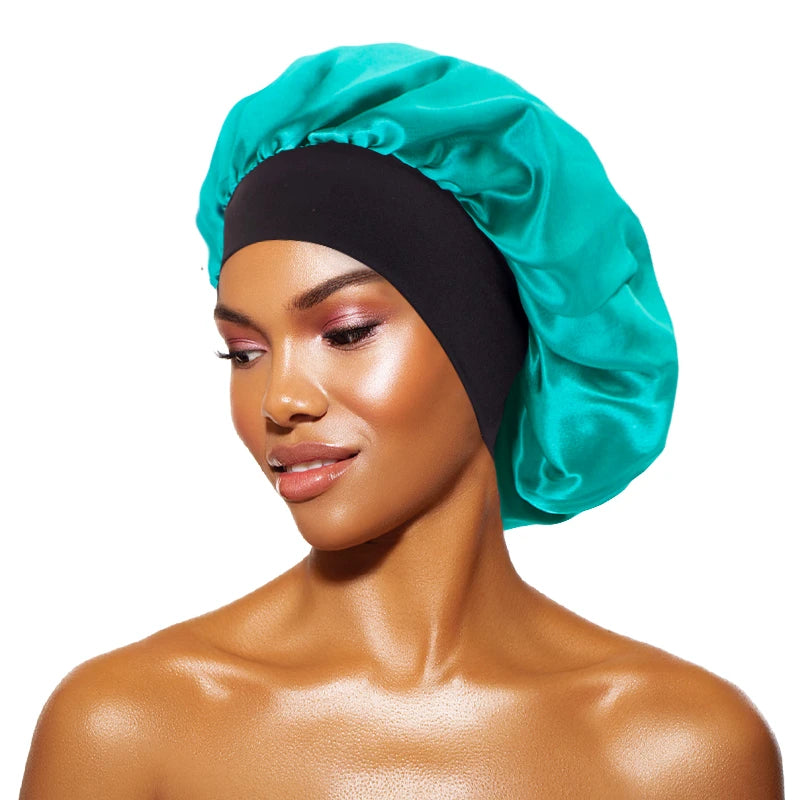 Satiin Elastic BandB Head Cap