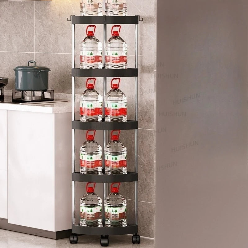 Kitchen storage rack Multifunctional storage rack Supplies Seasonings Corner artifact Corner general merchandise Daily Daquan