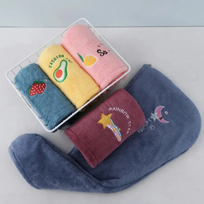 Absorbent Women Head Towel Dry Hair Hat