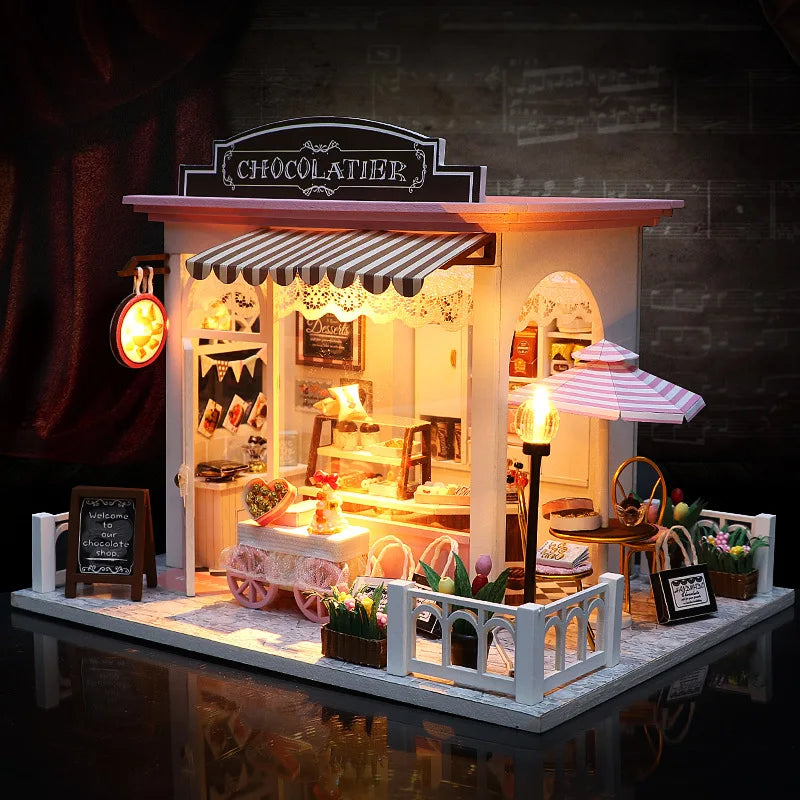 Mini DIY Flower Doll House Kit