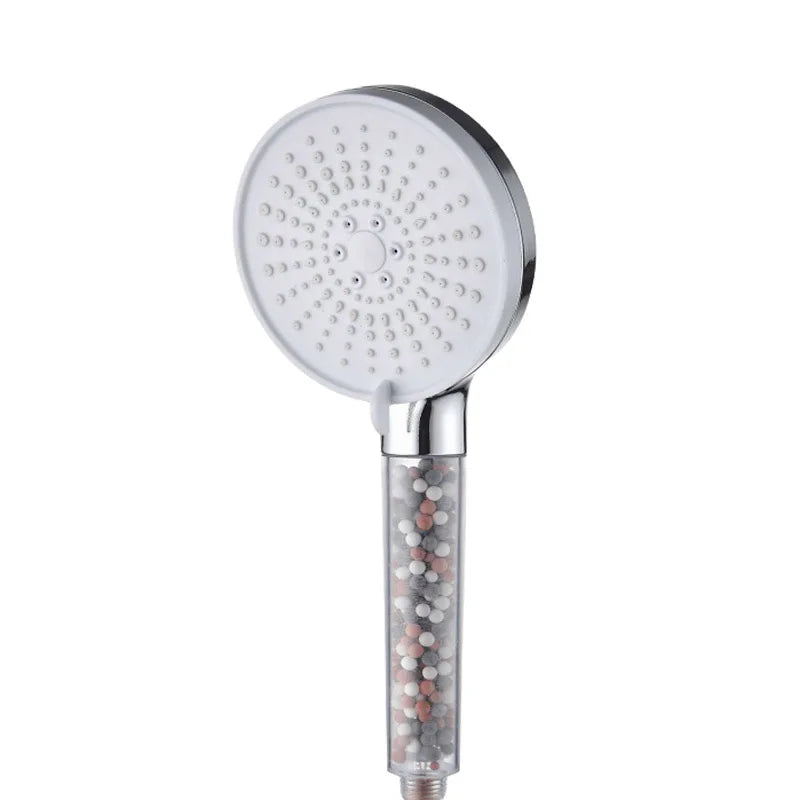 5-speed Water Adjustment Filter Shower Head High Pressure Negative Ion Hard Water Softening Shower Head Set