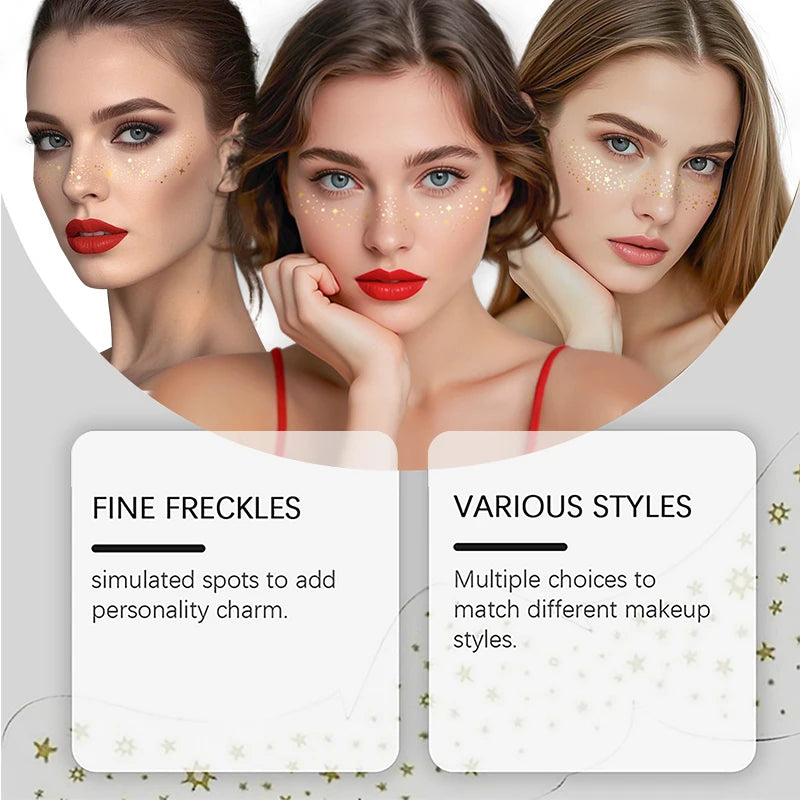 Sparkle Gold Glitter Freckles