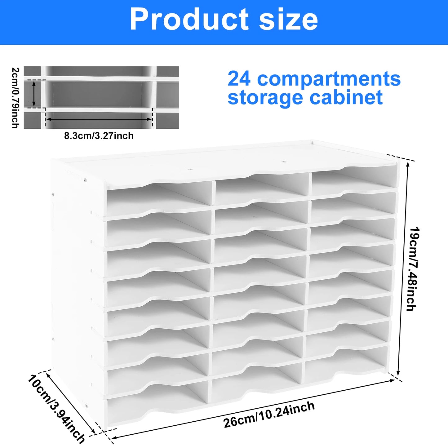 12/24/36/48 Slots Ink Pad Holder and Stamp Pad Storage Organizer Ink Pads Diamond Painting Tray Rack Crafts Painting Tray Rack