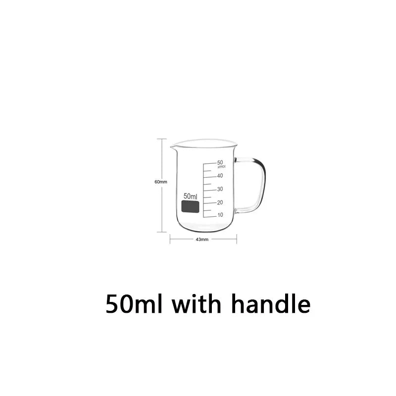 High Borosilicate Heat-resistant Glass Measuring Cup