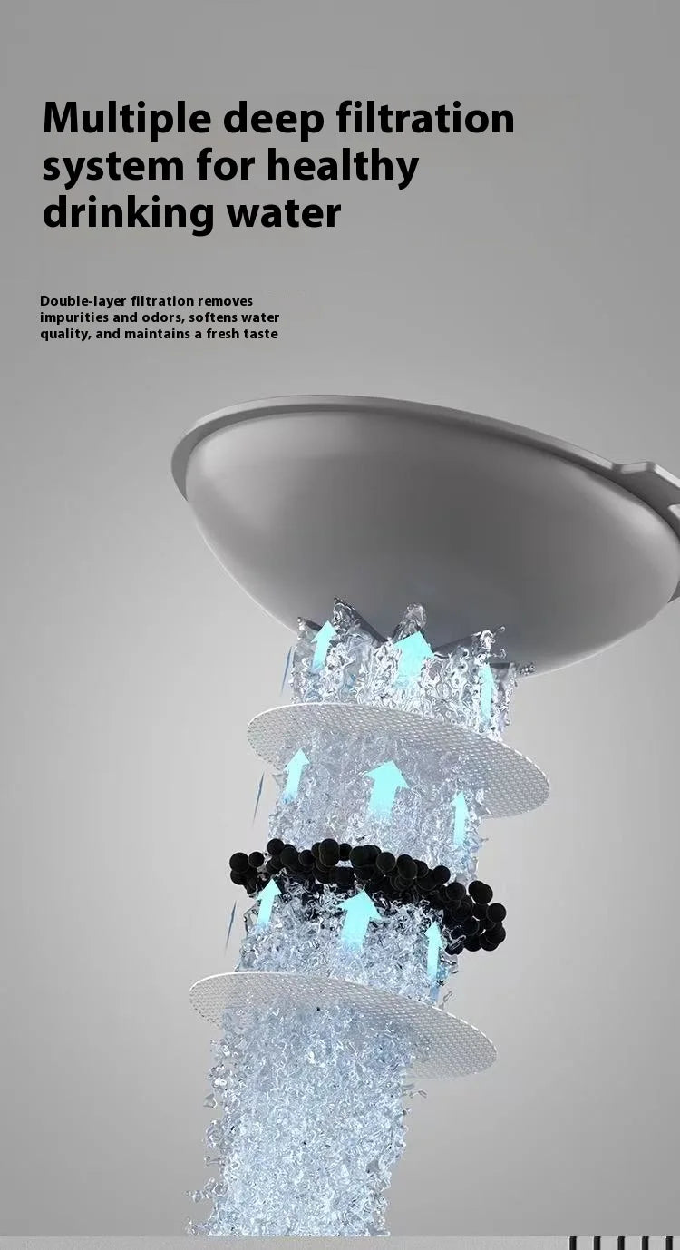 2-in-1 Integrated Fully Automatic Water & Food Dispenser