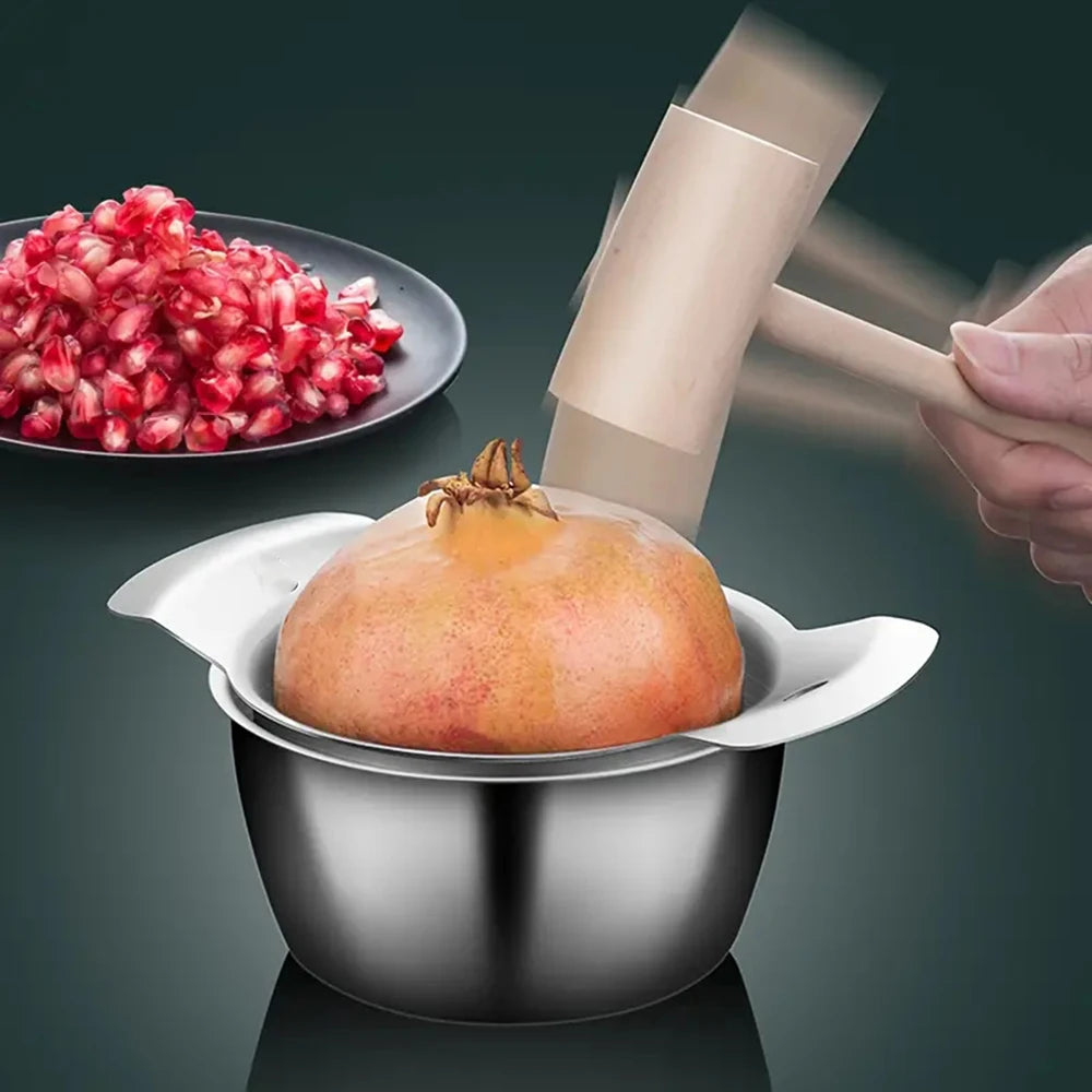 Stainless Steel Pomegranate Peeling Tool High Efficient Fruit Deseeder For Kitchen Use