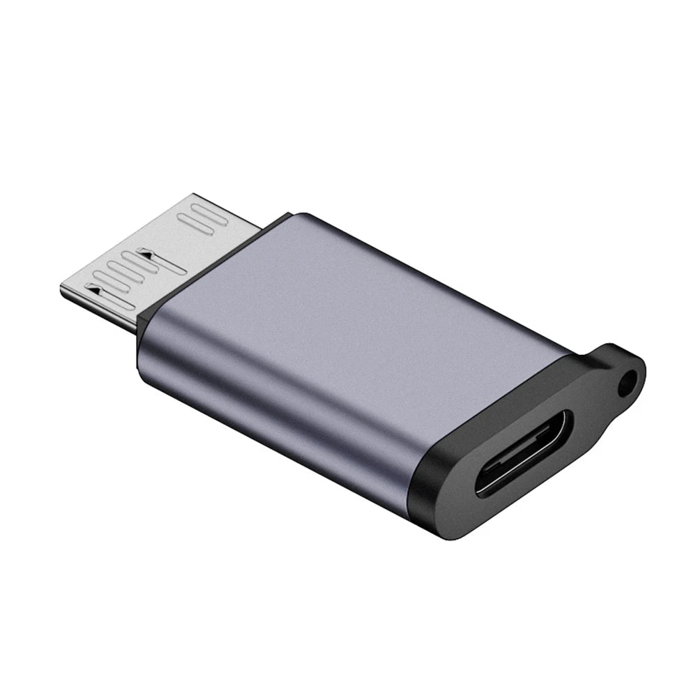 USB TYPE-C To Micro B HDD Adapter USB3.1 Gen2 10Gbps 7.5W Micro B to USB C 3.1 Adapter for Hard Drive Cable External SSD HDD
