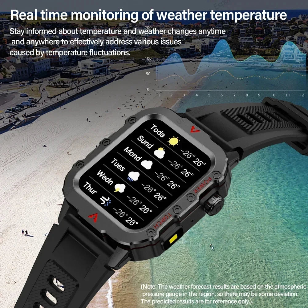 LED Flashlight Smart Watch