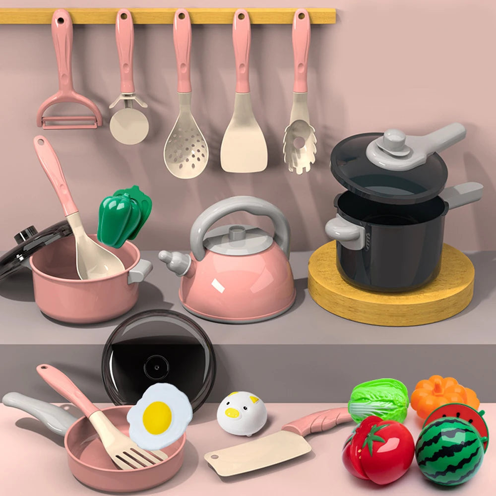 59pc Pretend Cooking Set