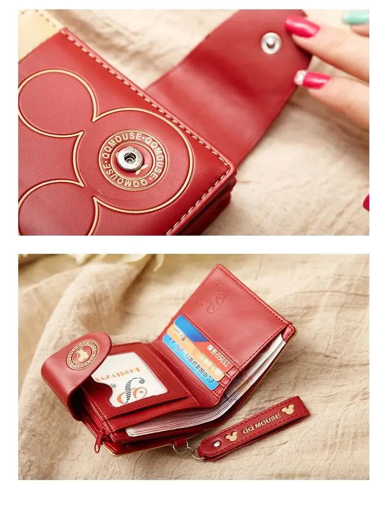Women's Korean PU Leather Explosion-Style Short Wallet