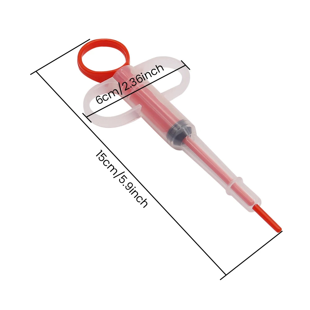 Dual-Purpose Pet Medicine Feeder – Soft-Tip Cat Pill Shooter & Tablet Syringe Applicator