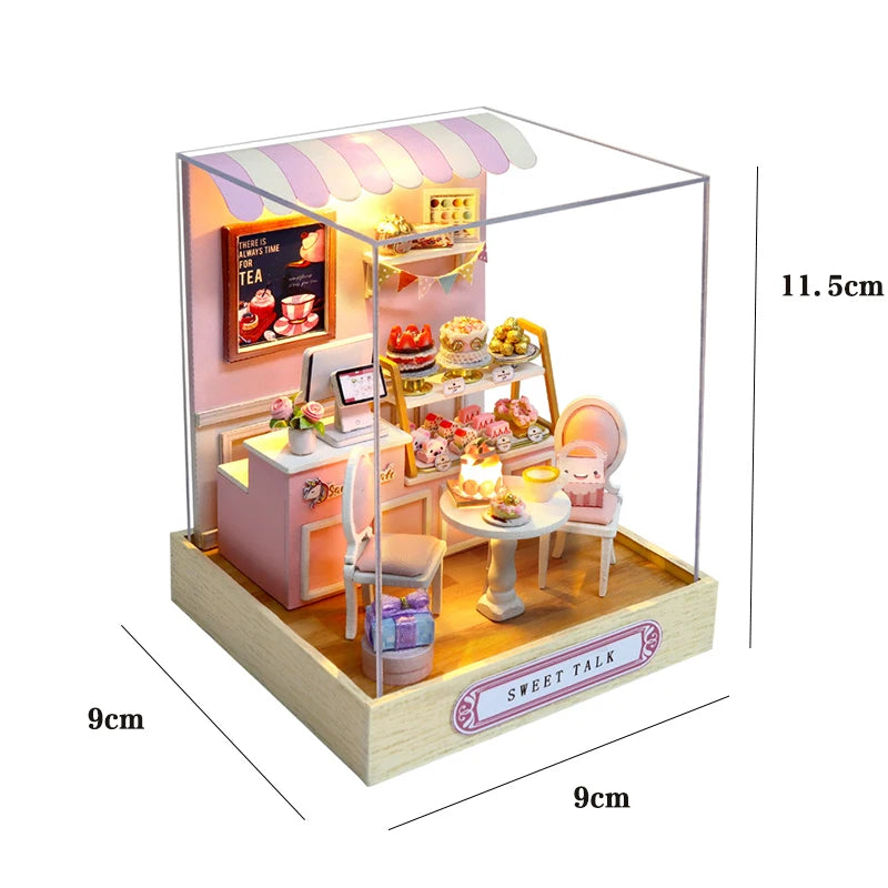 Mini DIY Flower Doll House Kit